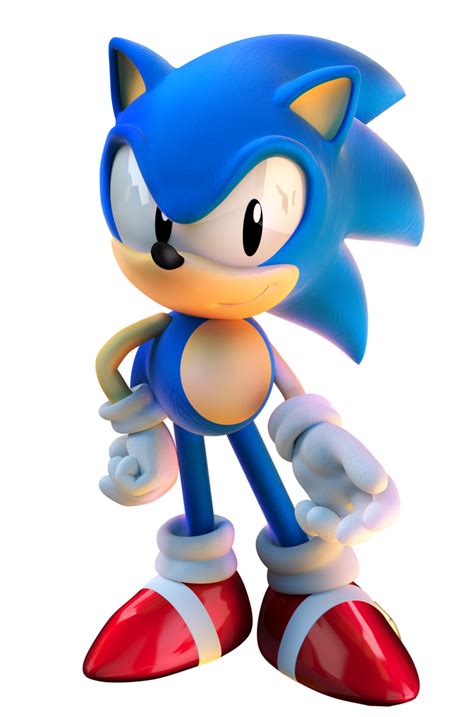 Sonic The Hedgehog Classic Sonic With A Sonic Unleashed Pose