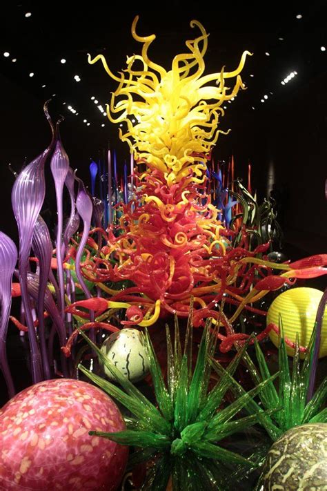 The Mille Fiori Garden Of Glass Display By Artist Dale Chihuly At The Chihuly Garden And Glass