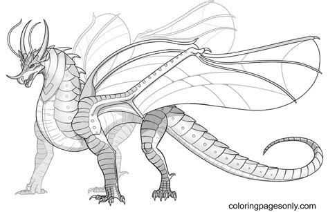 Baby Beetlewing Dragon Coloring Pages Wings Of Fire Coloring Pages The Best Porn Website