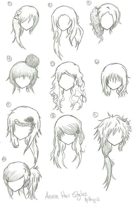 More Mangaanime Hair Part 2 Dibujar Cabello Dibujos De Peinados