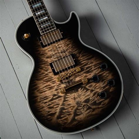 Gibson Les Paul Custom 5a Quilt Cobra Burst Lauzon Music