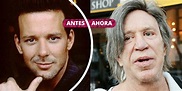 Así ha cambiado Mickey Rourke: La sorprendente transformación del ...