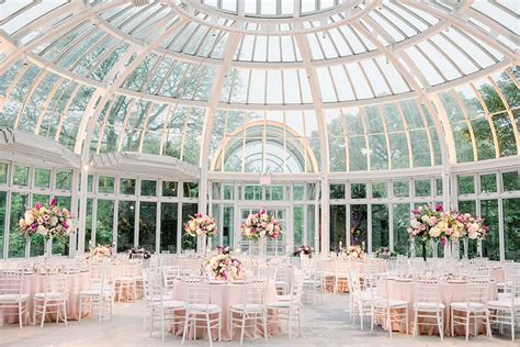 The Palm House At Brooklyn Botanic Garden Wedding That Barely Beat The Rain