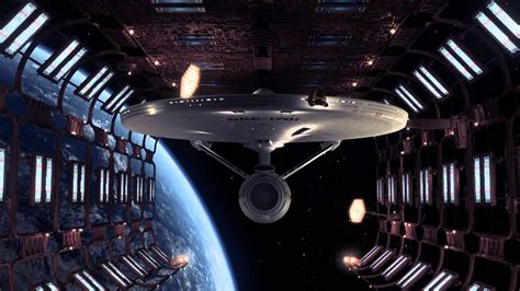 Star Trek Tmp Leaving Drydock A Space Opera Cg Animation Youtube