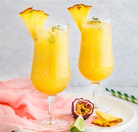 Passionfruit And Pineapple Mocktail The Healthy Mummy Uk