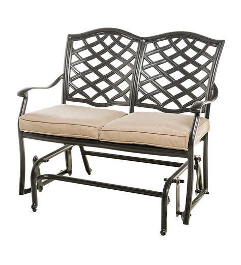 Park Grove Cast Aluminum Outdoor 4 Piece Seating Set With Cushions
