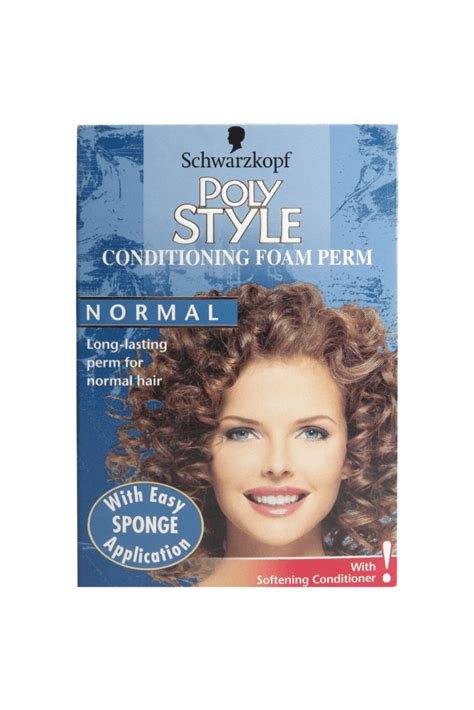 Schwarzkopf Poly Style Conditioning Foam Perm Normal Hair Styling