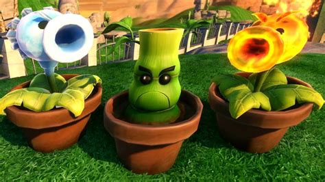 Plants Vs Zombies Garden Warfare Every Potted Plant Youtube