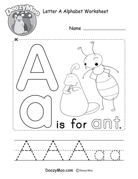 This is a collection of free, printable worksheets for teaching eal students the alphabet. Cute Uppercase Letter A Coloring Page (Free Printable ...