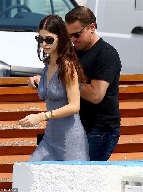 Leonardo Dicaprios Girlfriend Camila Morrone 21 Boards Yacht With The Actor