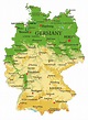 Germany physical map