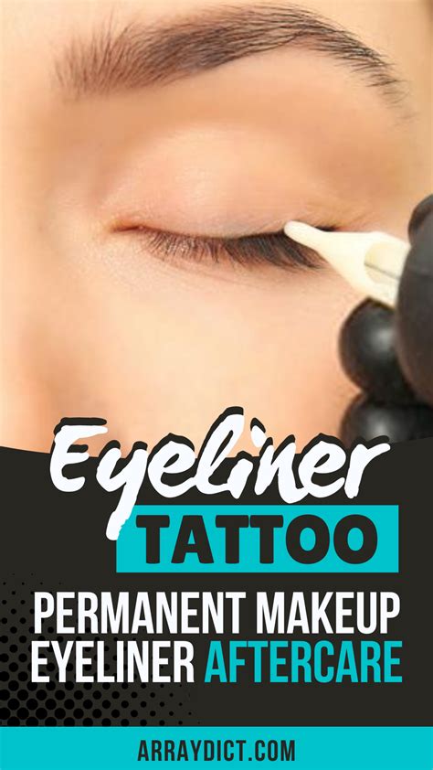 Permanent Eyeliner Aftercare Trends Tattoos 2021