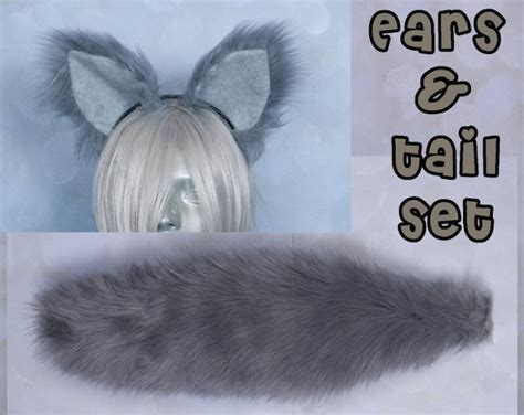 Best Furry Wolf Ears Andor Tail Buy As Set Or Separate