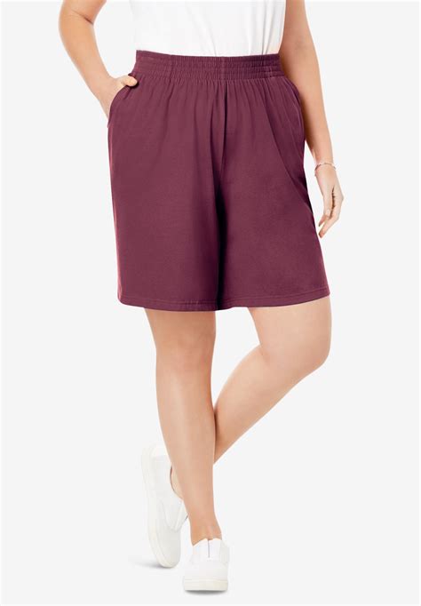 Jersey Knit Short Woman Within