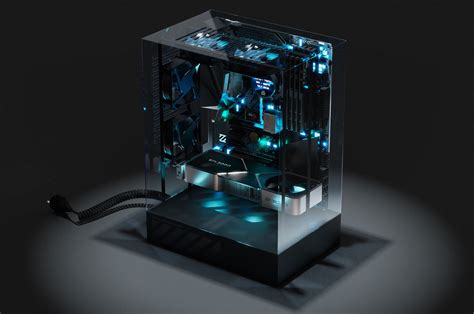 This Sci Fi Transparent Pc Case Is A Hypnotic Symphony Of Beastly