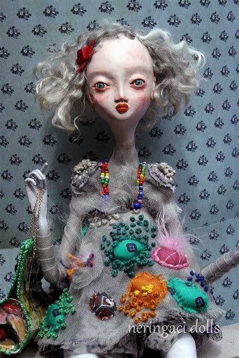 Unique Art Doll Paulina Ooak Art Doll Art Dolls Ooak Dolls