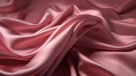 Premium Ai Image Pink Silk Satin Background