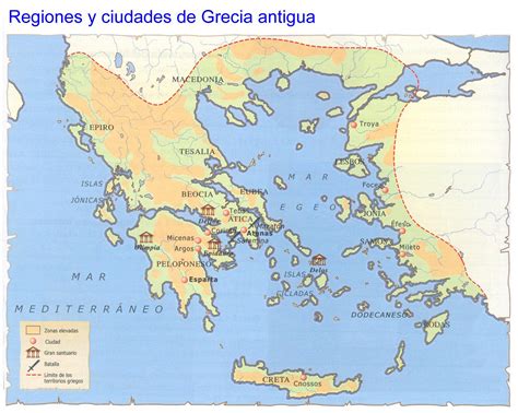 Diarios De V 20 Regiones Y Ciudades De La Grecia Antigua En Infografía