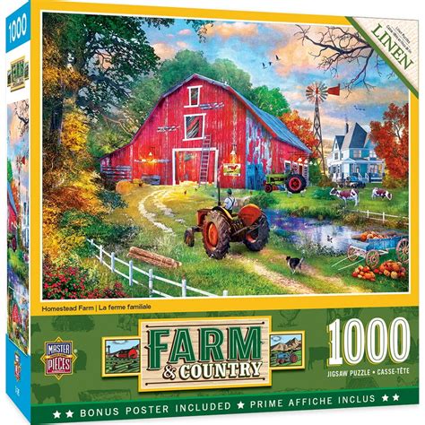 Masterpieces Farm And Country Collection Homestead Farm 1000 Pieces