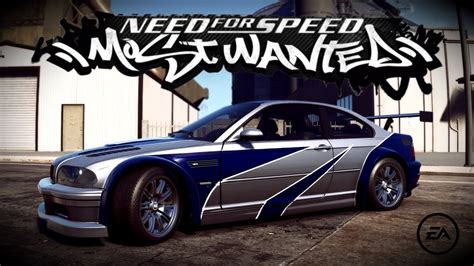 BMW M3 GTR NFS Most Wanted Customization Showcase NEED FOR