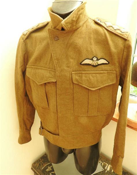 Military Ww2 Tunic Raaf Australian Air Force Uniform Afc Pilots Badge