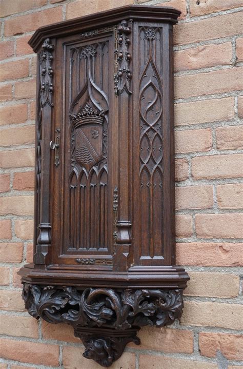 We did not find results for: Antique Gothic Revival Wall and Key Cabinet W. Hand Carved ...