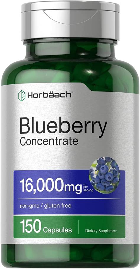 Buy Blueberry Extract Supplement 150 Capsules Blueberry Concentrate