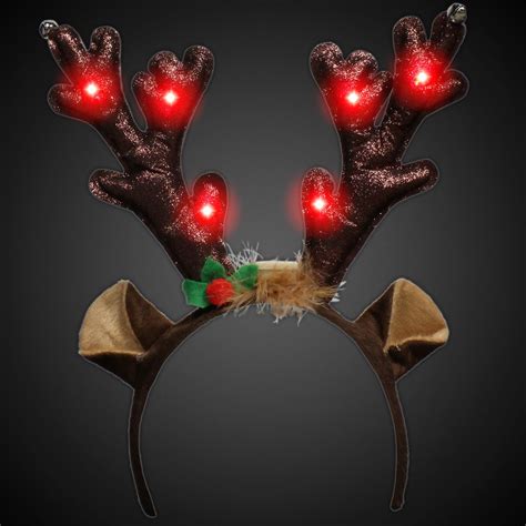 Led Reindeer Antlers Christmas Holidays And Events