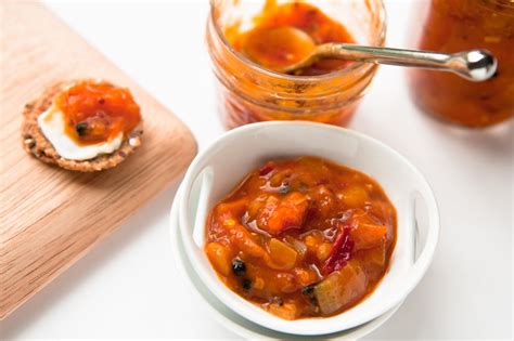 Indian Food Rocks In A Chutney With Apricots