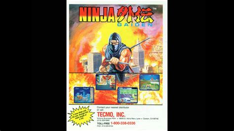 Ninja Gaiden Arcade Stage 1 Boss Bgm Youtube