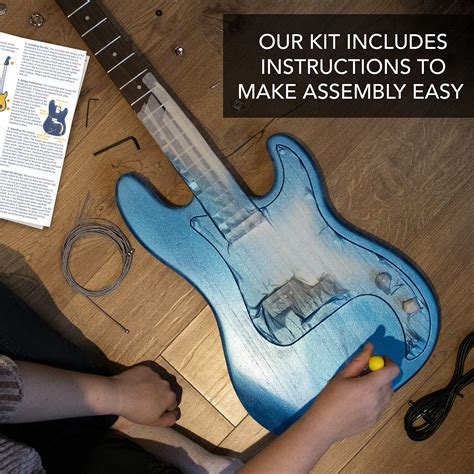 Diy Bass Guitar Kit Build Your Own Electric Bass With Phoenix Tree