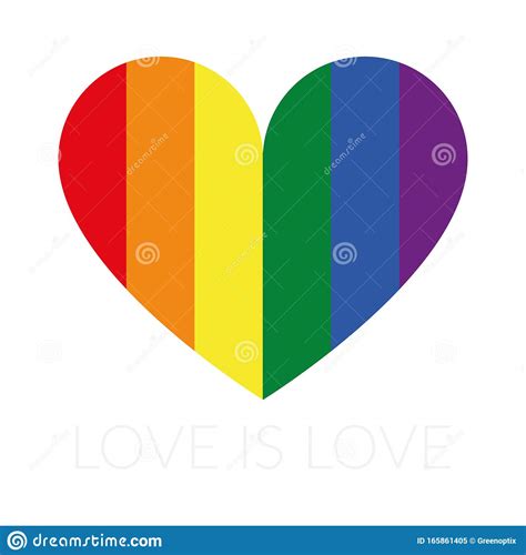 Illustration Lgbt Love Is Love Stock Vector Illustration Of Tolerance Poster 165861405