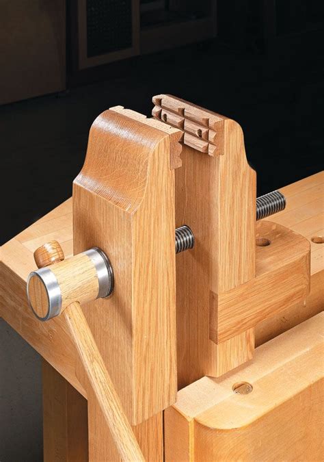 Bench Vise Woodworking Project Woodsmith Plans Workbench