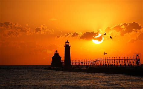 Lighthouses Sunset Image Id 270453 Image Abyss