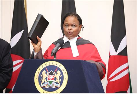 Martha Koome Sworn In As Kenyas New Chief Justice