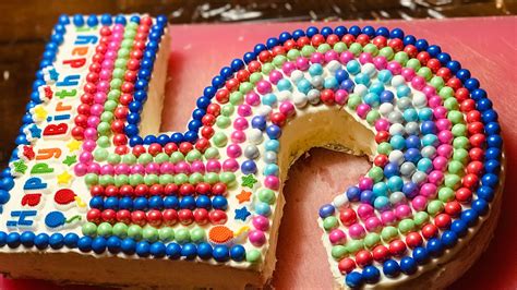 How To Make Number 5 Birthday Cake Asmr Video Youtube