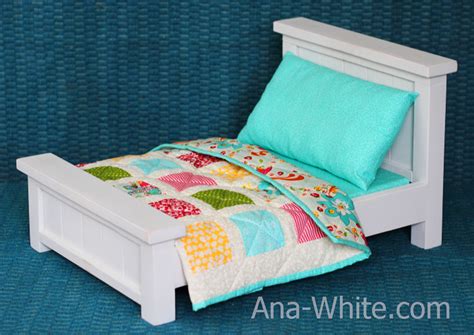 Farmhouse Bed For American Girl Or 18 Dolls Ana White