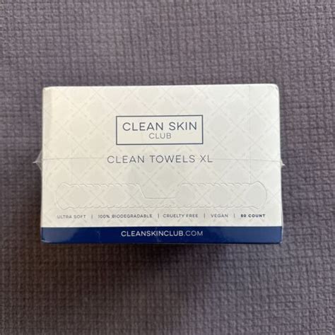 Clean Skin Club Clean Towels Xl 100 Biodegradable Face Towel Wipes 50