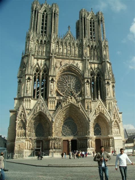 Reims Kathedrale Kathedrale Von Reims Foto And Bild Architektur