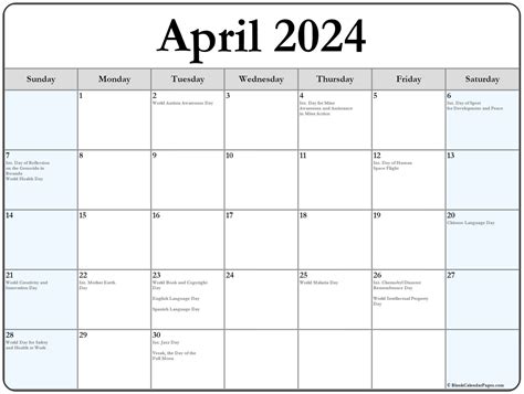 April 2023 With Holidays Calendar Gambaran