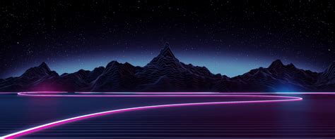 3440x1440 Neon Digital Art Artist Deviantart Coolwallpapersme