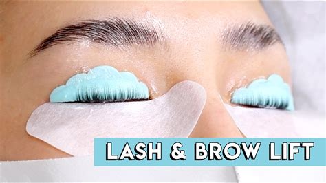 I Got A Lash And Brow Lift Heres How The Professionals Do It Youtube