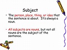 What is Subjects and Objects in a Sentence? - English Grammar A To Z