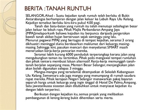 Berita acara serah terima barang merupakan salah satu dokumen penyerahan barang yang cukup penting. Contoh Karangan Berita Upsr - Temblor En