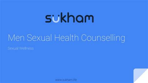 men sexual health counselling ppt