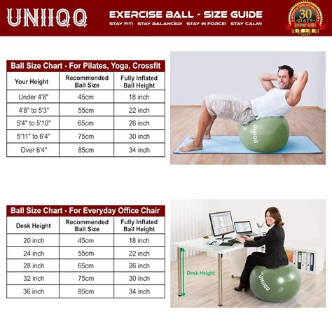 What Size Exercise Ball For 5 3 Exercisewalls