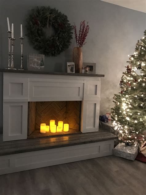 Ana White Faux Fireplace Diy Projects