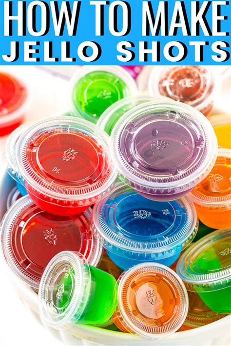 Each layer must be set before adding another layer. How To Make Jello Shots | Sugar and Soul