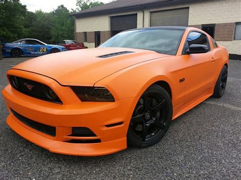 This color has an approximate wavelength of 596.25 nm. Matte orange mustang with black rims. This is pretty sick ...
