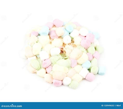 Pile Of Melted Mini Marshmallows Stock Photo Image Of Gummy Dessert